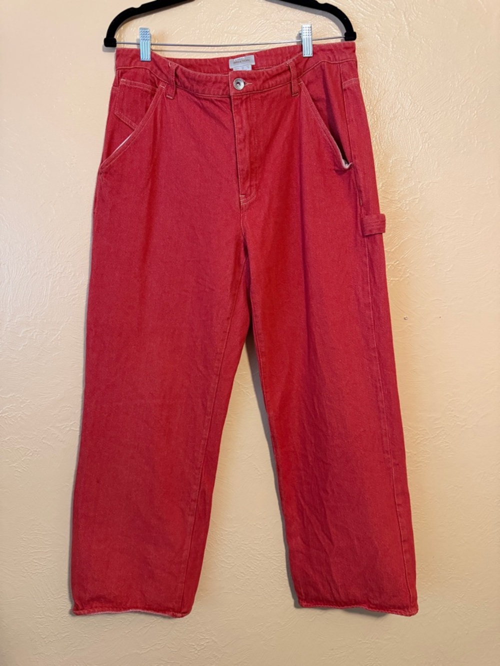 Brixton Red Cargo Carpenter Pants